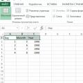 Закрепление ячеек в Excel